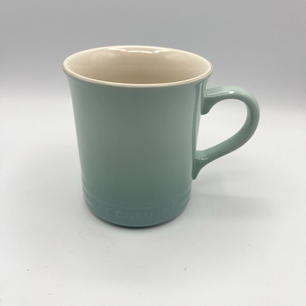 LE CREUSET Vancouver Sea Salt Ceramic Coffee Cup Mug 14 oz